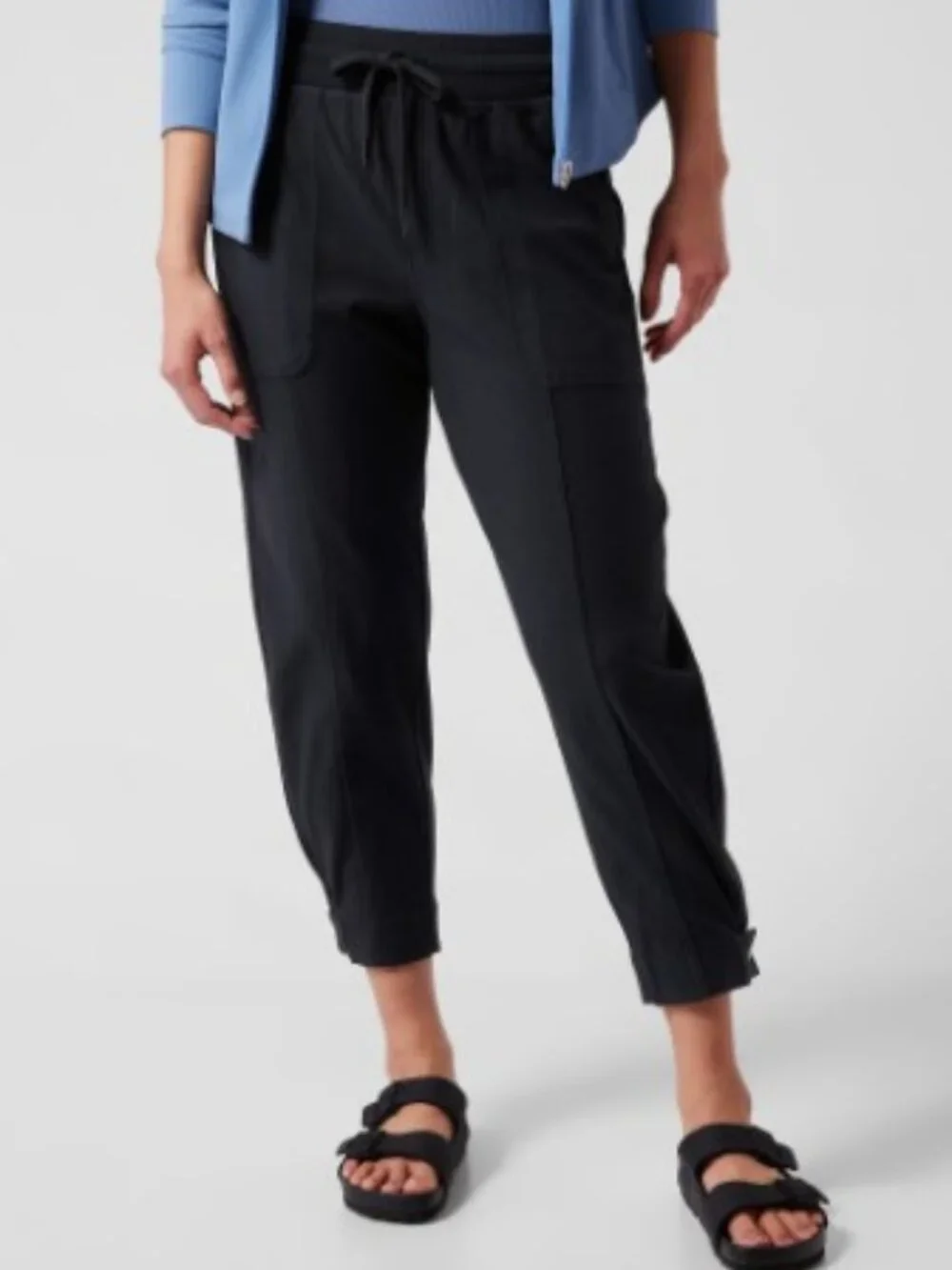 Athleta Farallon Jogger Black Sz 10 - Picture 1 of 7